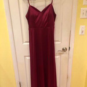 Burgundy Prom Dress